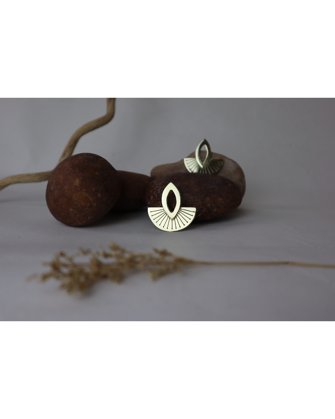 Nur-Jehan Earings in Brass